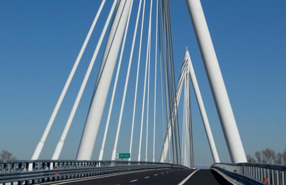 18. Cable Stayed bridge over the Adige river, Piacenza d'Adige (Italy)